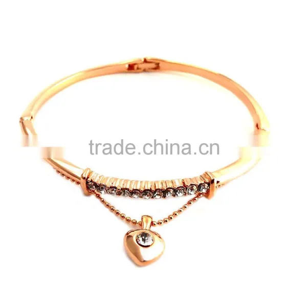 Fashion 18K Gold Plated Wholesale Alloy Gold Plated Bracelet photo-3