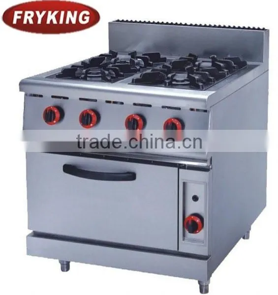 Commercial Gas Range With 4 Burners and Oven photo-2