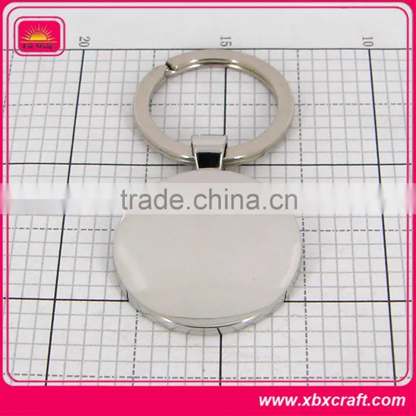 Custom Blank Metal Keyring With Epoxy Sticker Logo photo-5