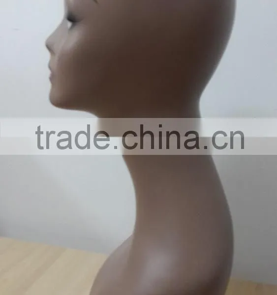 Glass Fiber Reinforced Plastics Material Mannequin Head for Hair Wig Display photo-2