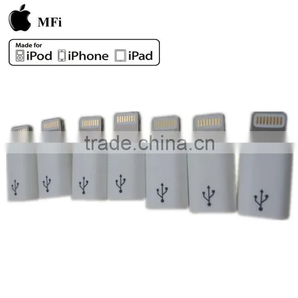 Wholesale OEM 8pin to Micro Adapter With MFi Certified photo-3