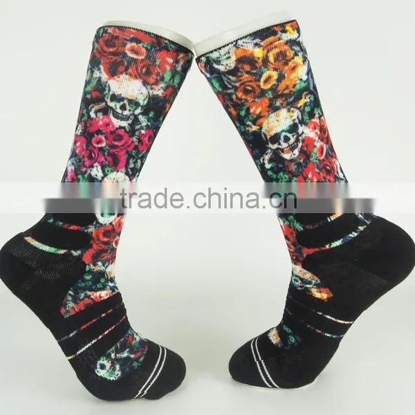 Elite Custom Sublimation Socks Digital Printing Socks Custom Design Socks photo-4