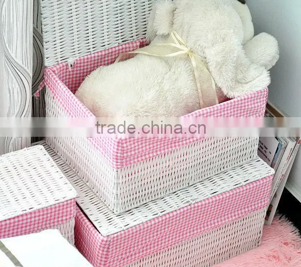8 Hand Woven Straw - Pastoral Style - - Dirty Clothes Basket - Storage Basket - Storage Basket - - Woven Basket Basket photo-4