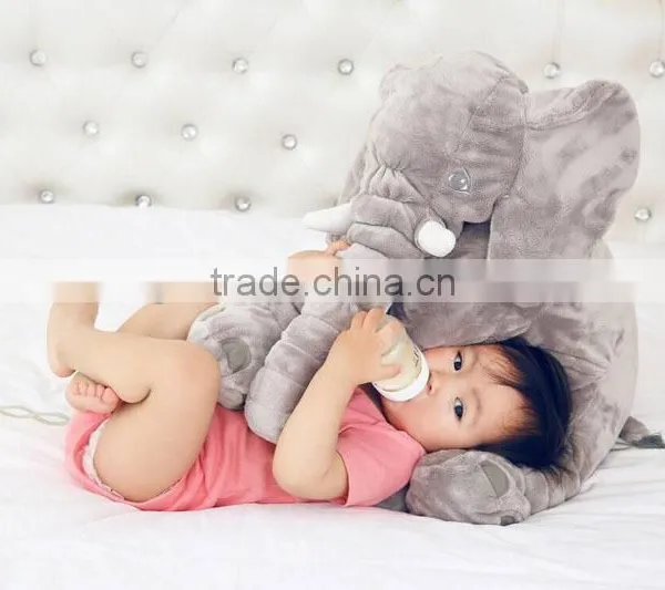 Hot Style Children's Elephant Doll/ Elephant Back Cushion Pillow WeiDang Super Soft Plush Toys Elephant Baby Pillows Waist photo-4