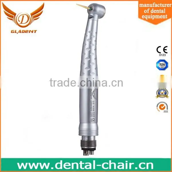 Torque head push button dentist handpiece with quick coupling