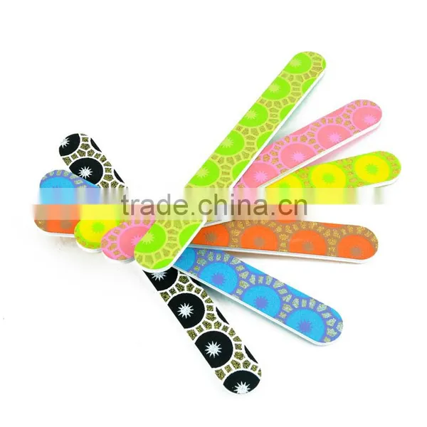 Wholesale Custom Shiny Glitter Beauty Nail File Giraffe Personalized Emery Board One Side Decorative Manicure Tools Factory photo-3