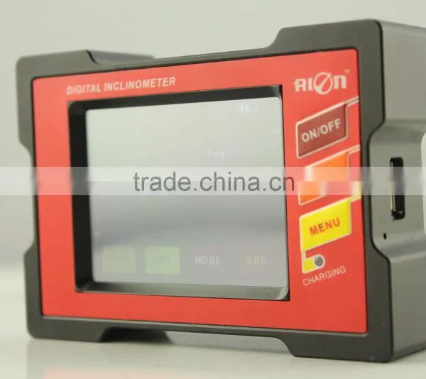 Industy Using Touch Screen Inclinometer Big Measuring Range With High Accuracy 0.003deg Mm/deg Dual Units Switch photo-3