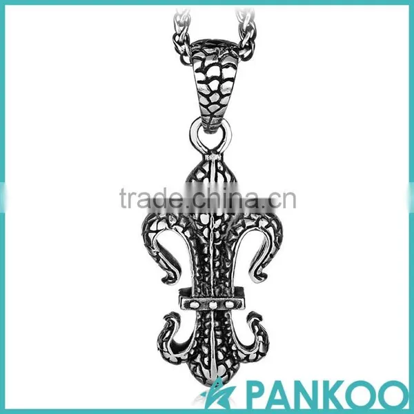 Retro Serpentine Through the Magic of the Ancient Legend of Titanium of Steel or Tai Silver Pendant photo-2