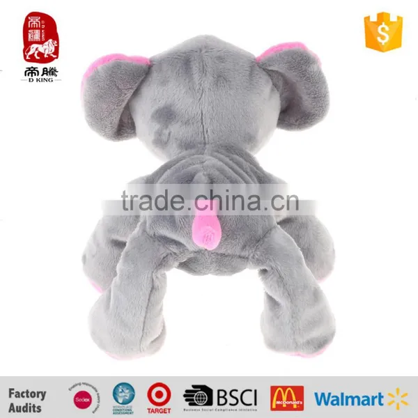 EN71/ASTM Safe Material Baby Pacifier With Plush Animal Elephant Toys photo-5