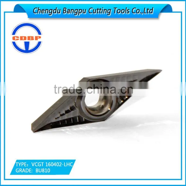 CNC Carbide Turning Insert VCGT160402-LHC BU810 for Aluminum Finishing photo-3