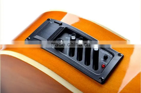 Anself 4-Band EQ Equalizer Piezo Pickup EQ-7545R Pre-Amp Acoustic Guitar Preamp Amplifier Tuner Musical Accessories Factory photo-4