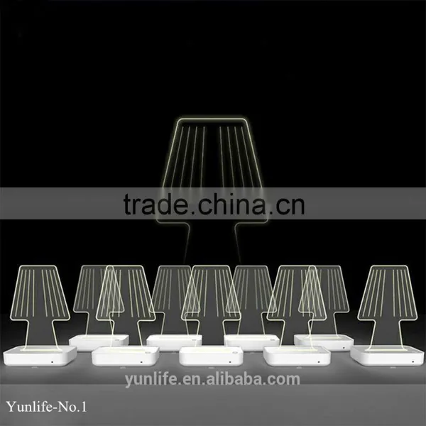 3D New Led Lamp With Micro USB for Iphone 6 photo-2
