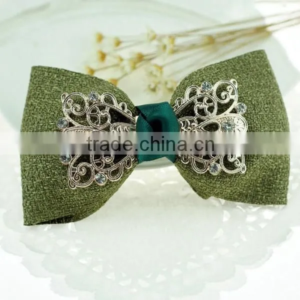 Nature Burlap Jute Ribbon Bows for Decoration photo-2