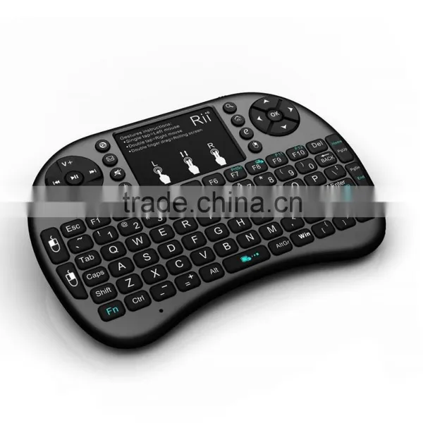 2016 Best Selling Rii Mini x1 2.4Ghz Wireless i8 Keyboard With Mouse for Google TV photo-3