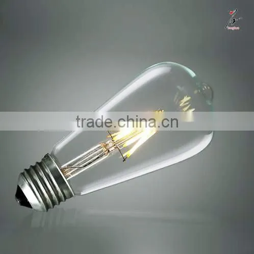 Loft Style LED Short Filament Bulb ST64 E27 2W 4W 6W 8W Warm White Light Bulb photo-4