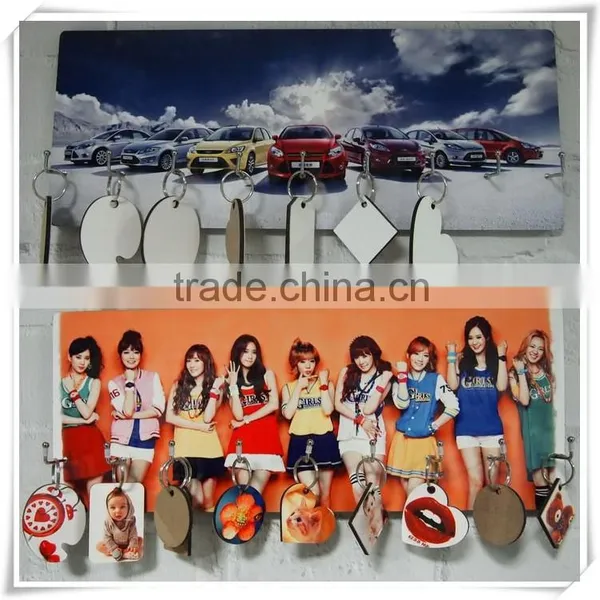 Dye Sublimation MDF Keyring Hanger for Heat Press photo-3
