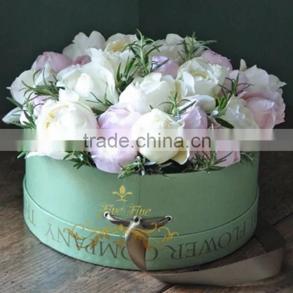2016 Luxury Packaging Round Gift Hat Flowers Box photo-2