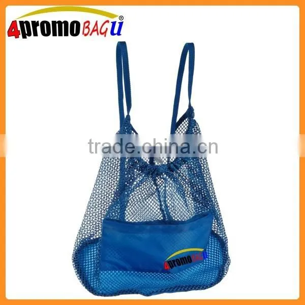 Promotional Cheap Drawstring Mesh Backpack Bags for 2015 photo-2