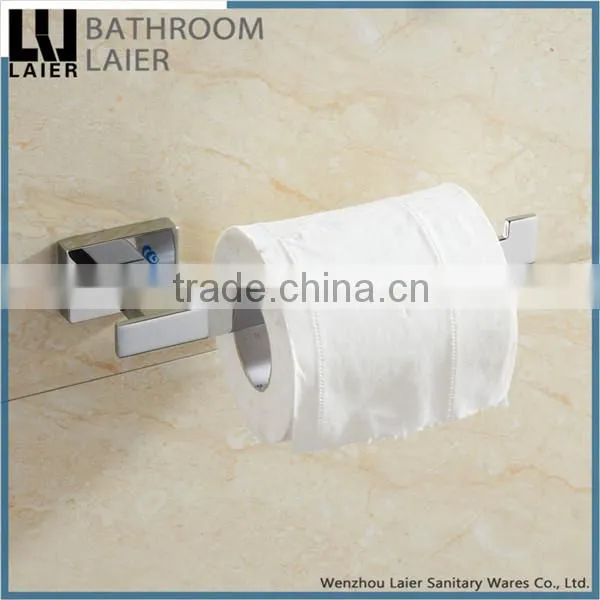 Simple Multi-Purpose Zinc Alloy Chrome Finishing Bathroom Sanitary Items Wall Mounted Toilet Paper Holder photo-2
