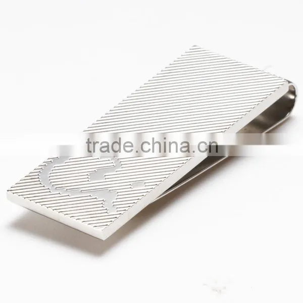 Personalized Fashion Custom Stainless Steel Money Clip Wholesale