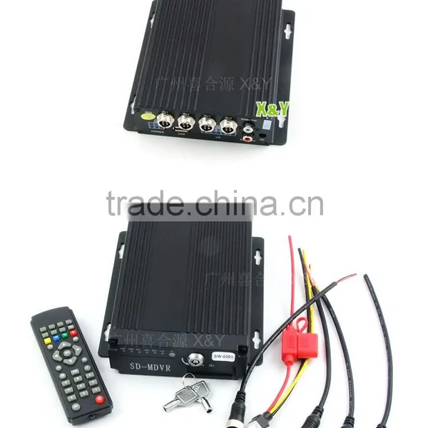 4CH Full D1 Bus Mobile Dvr Mdvr With 2TB HDD &32GB Sd Card 3G WIFI,car Cameras Image Switch Control Box XY-9639 photo-6
