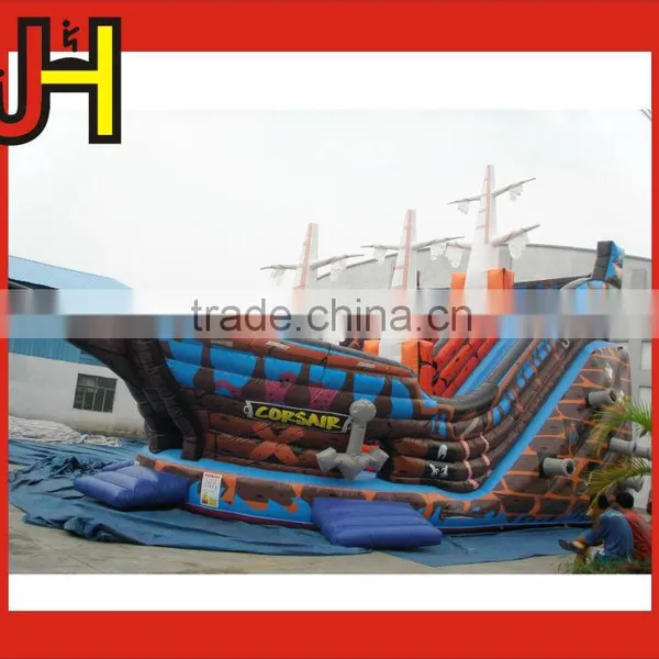 OEM Factory Service Pirate Ship Inflatable Slide With Bouncer For Outdoor Rental photo-3