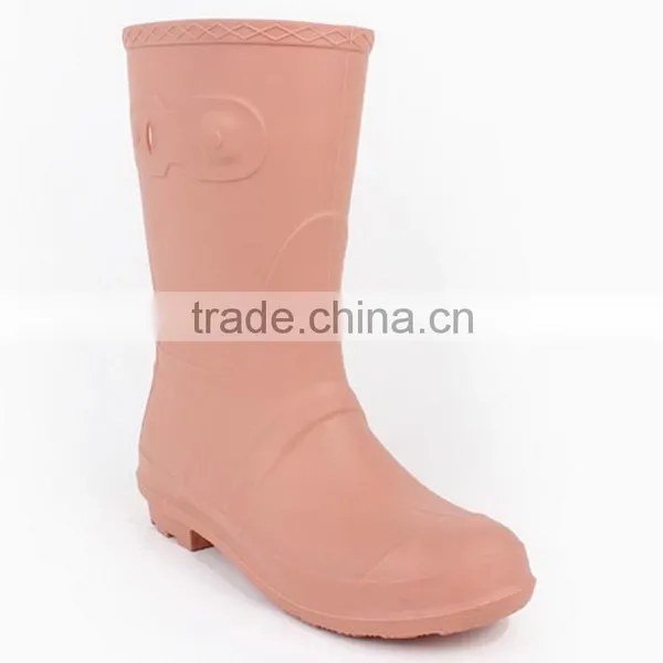 2015 Buckle Colourful Clear Pvc Women Cheap Plastic Rain Boots photo-6