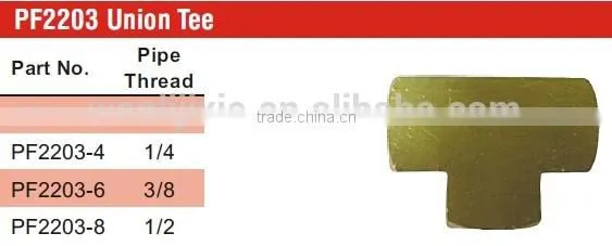 PF2203 Union Tee,Pipe Fitting,Brass Fitting,Auto Parts photo-4