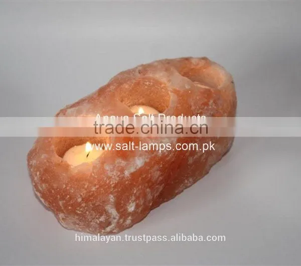 Natural Salt T Light Holder photo-2