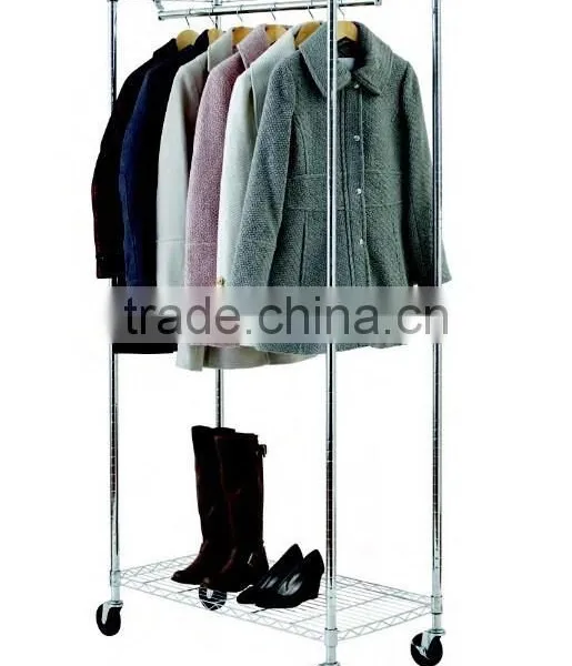 Vivinature Metal Wire Clothes Hanger With Storage Rack photo-2
