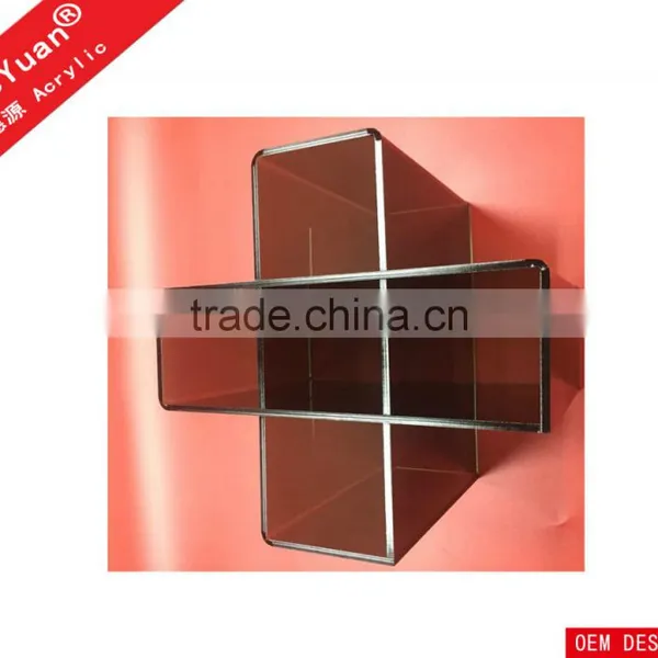 China Wholesale Pirce Black 5 Compartments Acrylic Wine Bottle Holder photo-2