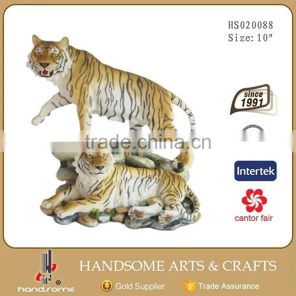 11 Inch Resin Animal Home Decoration Holiday Gifts Tiger Statue photo-5