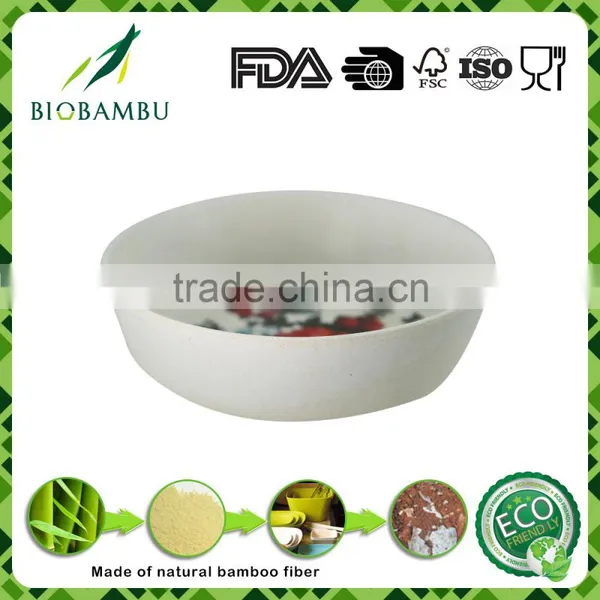 Colorful Promotional Diswasher Safe Bamboo Fiber Tableware Set photo-4
