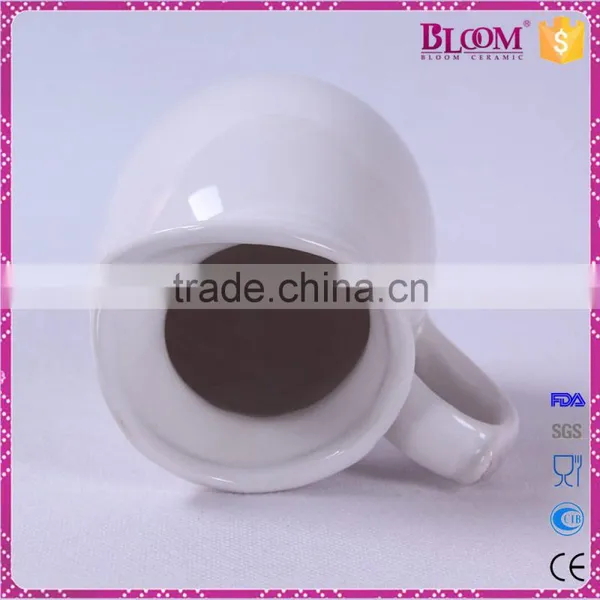High Quality Custom White Glaze Ceramic Water Jug photo-5