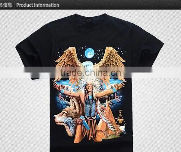 100% Cotton Tee Shirt/sublimation Cotton t Shirt, OEM Clothing/full Print t Shirt Sublimation t Shirt for Men photo-3