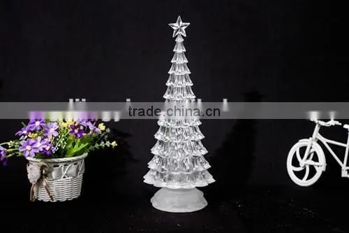 Dongguan Acrylic Factory Crystal Led Tower Christmas Tree With Try me photo-5