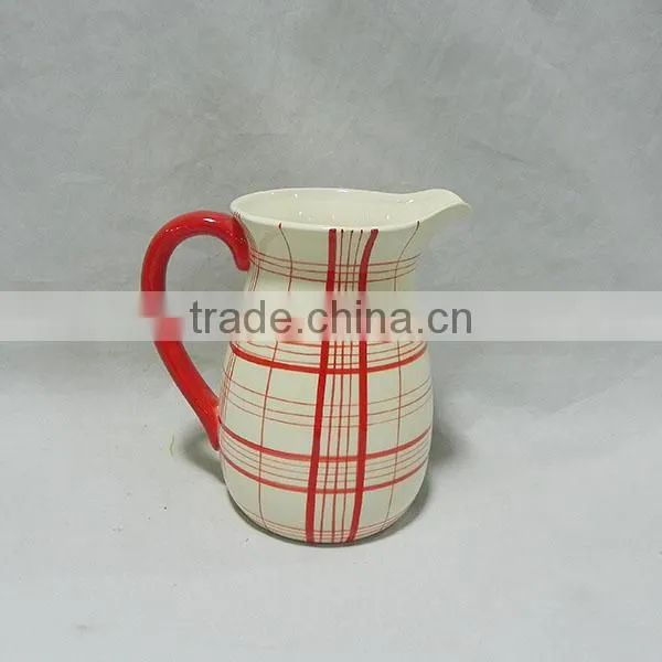 Indian Ceramic Water Jugs Antique With Side Handle photo-2
