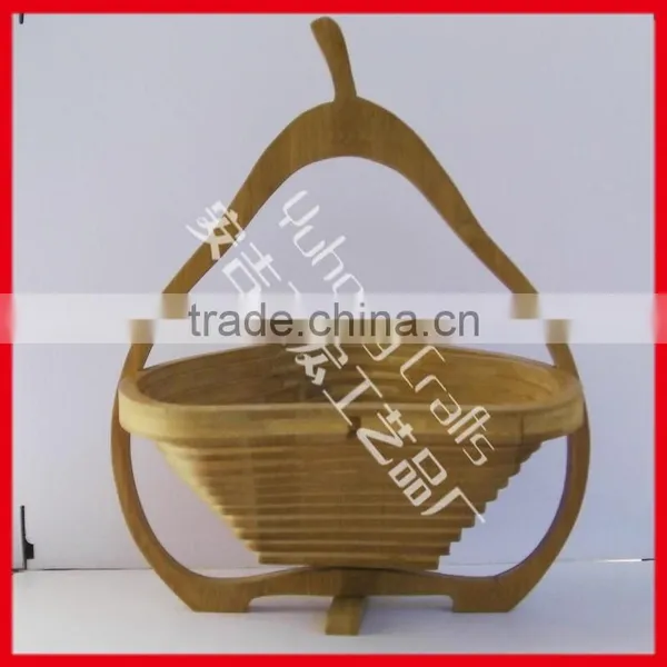 New Product for 2015 Bamboo Collapsible Folding Basket photo-6