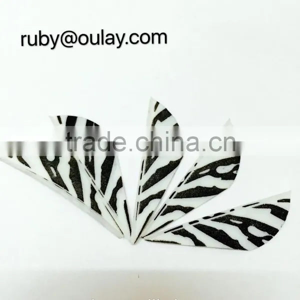 New HP Plastic Vanes Archery Rubber Vanes photo-5