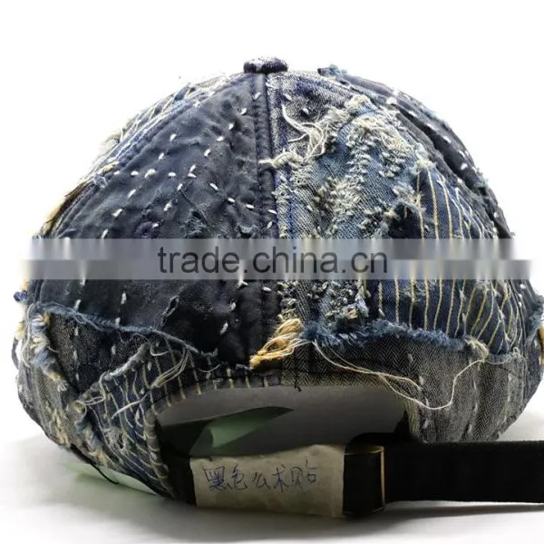 2017 100% Cotton Washed Distressed Baseball Hats photo-3