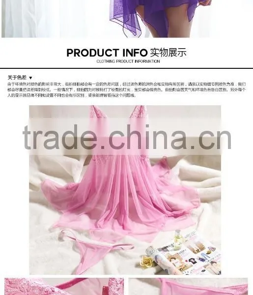 Comfortable Lingerie Sleepwear Women Pajama Girl Sexy photo-5