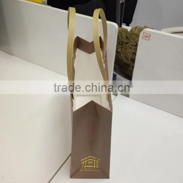 2017 Custom High End Recycled Brown Paper Bag photo-6