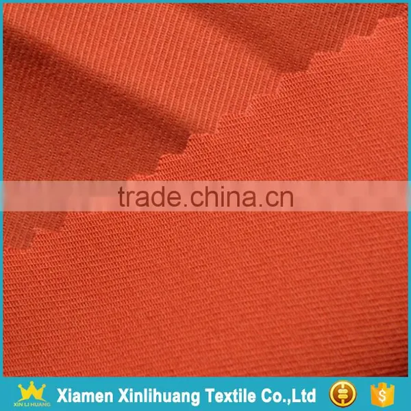 Competetive Price Red Color Brushed 98 Cotton 2 Spandex Calvary Twill Fabric for Pants photo-2