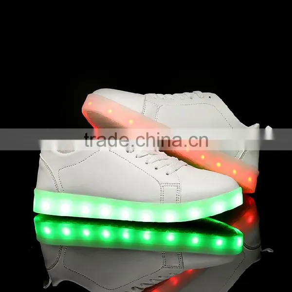 HFR-JS14 New Style USB Charge Adults Led Shoes Men Lights Flashing Sports Shoes photo-6