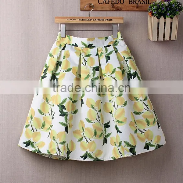 Z&M Floral Skirt High Waist Skirt Lady Skirt Lady Skirt photo-5
