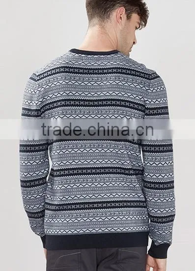 Custom New Design Round Neck Mens Knitting Pattern Cashmere Sweater With Cheap Price photo-4