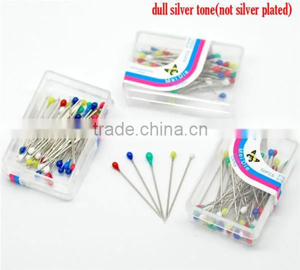 Newest 10Boxes(10X45PCs) Colorful Drop Craft Sewing Pins photo-2