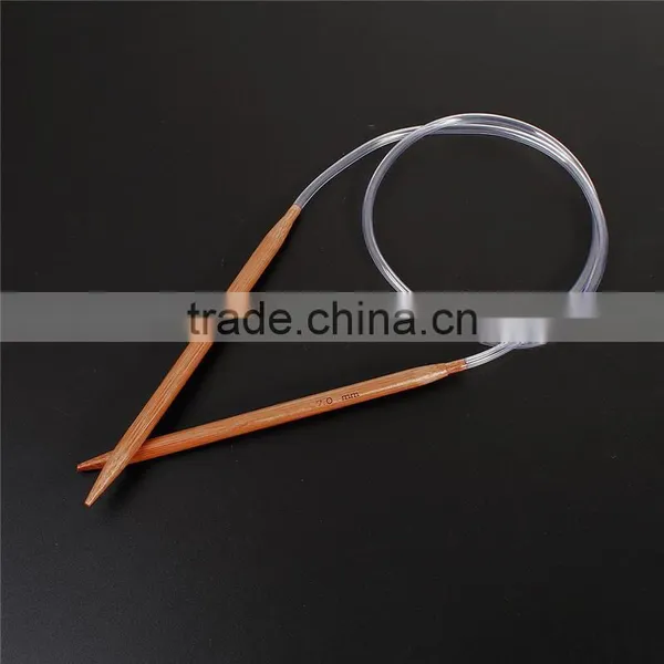 Natural Bamboo Circular Knitting Needles 80cm(31 4/8") Long, Needle Thickness: 10mm - 2mm, 1 Set (18 Pairs/Set) photo-2