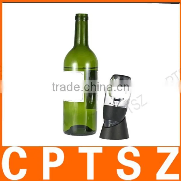 Professional Wine Decanter Set Mini Essential Red Wine Quick Aerator With Filter Stand and Pouch photo-5