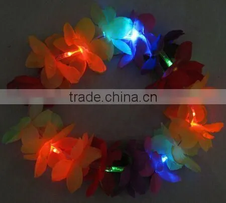 Hawaii LED Flower Necklace Lei photo-2